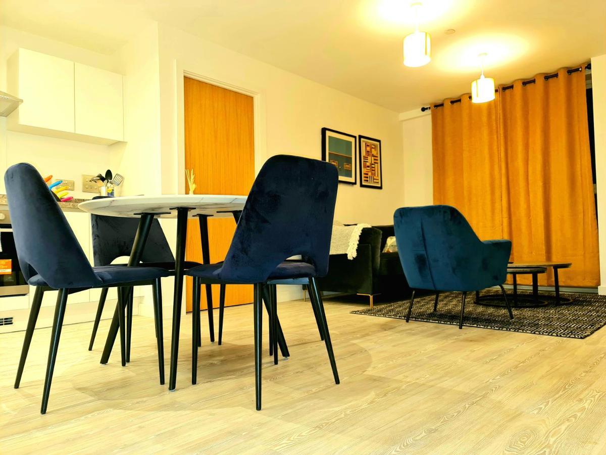 Exquisite Cosy 2-Bed Apartment In Salford Manchester Exteriér fotografie